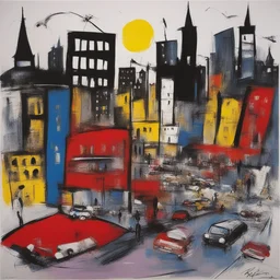 a city by Herman Brood