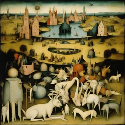 a city by Hieronymus Bosch