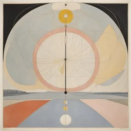 a city by Hilma af Klint