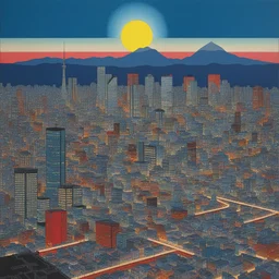a city by Hiroshi Nagai