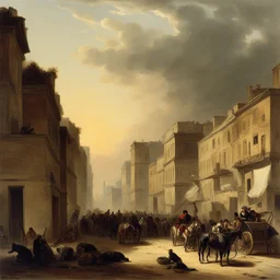 a city by Horace Vernet