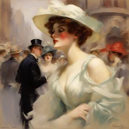 a city by Howard Chandler Christy