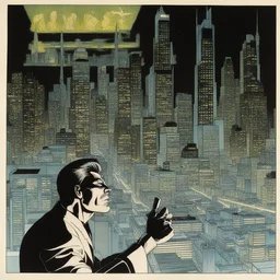 a city by Howard Chaykin