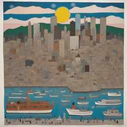 a city by Howard Finster