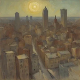 a city by Hyman Bloom