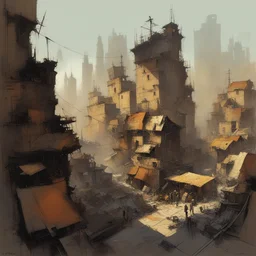 a city by Ian McQue