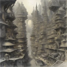 a city by Ian Miller