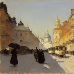 a city by Ilya Repin