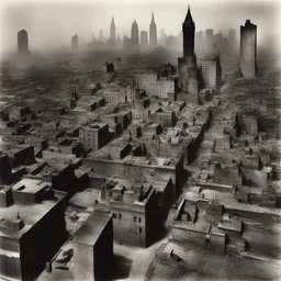 a city by Irving Penn