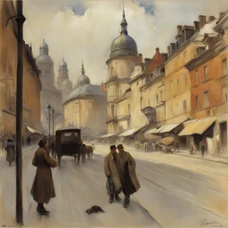 a city by Jacek Malczewski