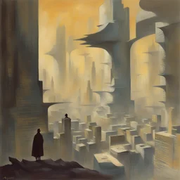 a city by Jack Gaughan