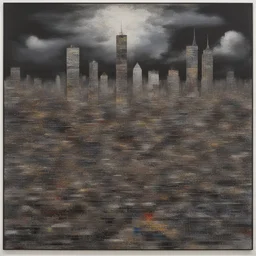 a city by Jack Whitten