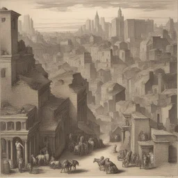 a city by Jacques Bellange