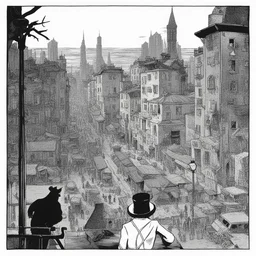 a city by Jacques Tardi