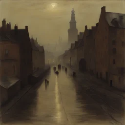 a city by Jakub Schikaneder