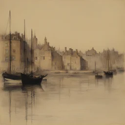 a city by James Abbott McNeill Whistler