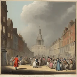 a city by James Gillray