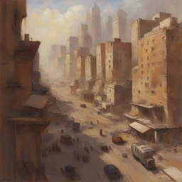 a city by James Gurney