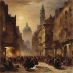 a city by Jan Matejko