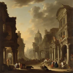 a city by Jan Weenix