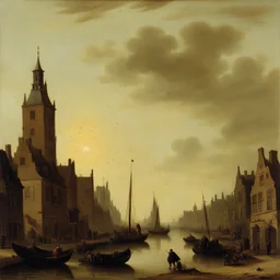 a city by Jan van Goyen