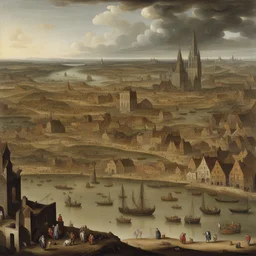a city by Jan van Kessel