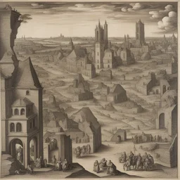 a city by Jan van Scorel