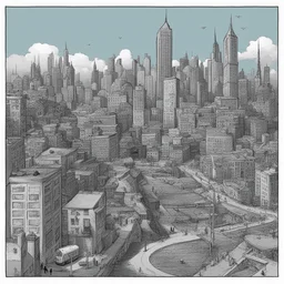 a city by Jason Pearson
