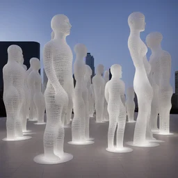 a city by Jaume Plensa
