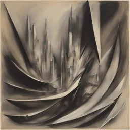 a city by Jay DeFeo