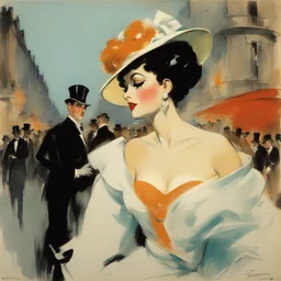 a city by Jean-Gabriel Domergue