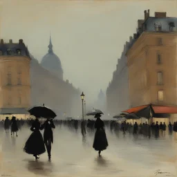 a city by Jean-Louis Forain