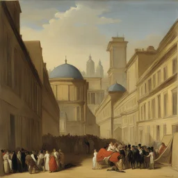 a city by Jean Auguste Dominique Ingres