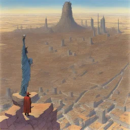 a city by Jean Giraud