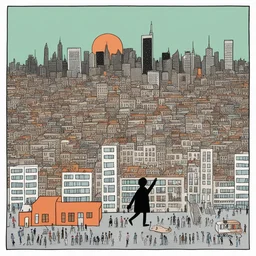 a city by Jean Jullien