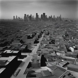 a city by Jeanloup Sieff