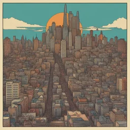 a city by Jeff Keane