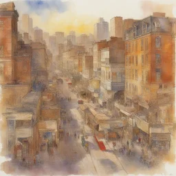 a city by Jerry Pinkney