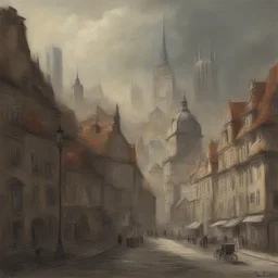 a city by Jerzy Duda-Gracz