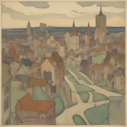 a city by Jessie Arms Botke