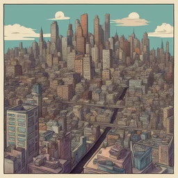 a city by Jhonen Vasquez