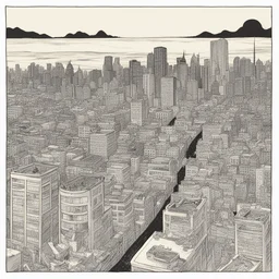 a city by Jillian Tamaki