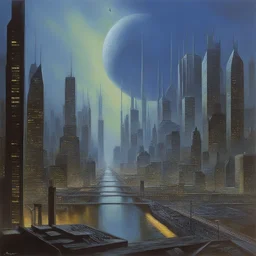 a city by Jim Burns