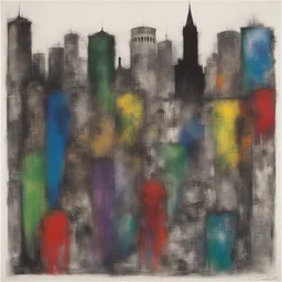 a city by Jim Dine