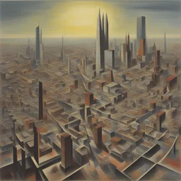 a city by Jimmy Ernst
