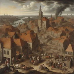 a city by Joachim Beuckelaer