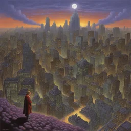 a city by Joe Jusko
