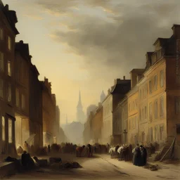 a city by Johan Christian Dahl