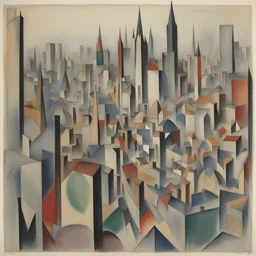 a city by Johannes Itten