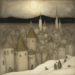 a city by John Bauer